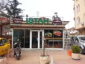 İŞTAH LOKANTASI NEON TABELASI