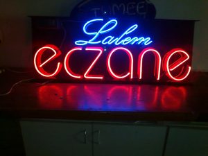 LALEM ECZANE NEON TABELA